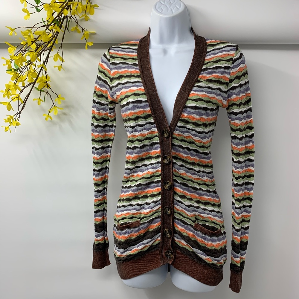 M Missoni Women’s Multicolor Long Sleeve‎ Sweater 4